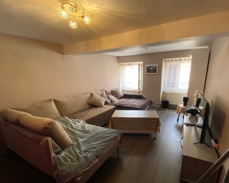 Ensemble immobilier, 1 local commercial et 2 appartements.  - Salon derras