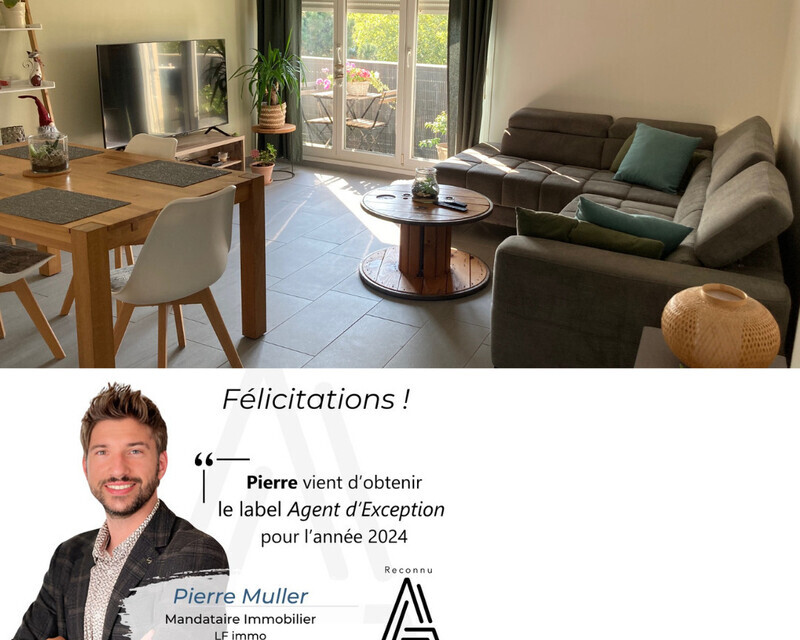 Appartement F3, très lumineux, Proche des commerces. - En moins de 20 jours    89 
