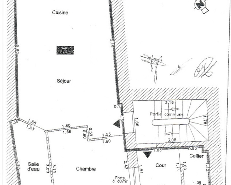 Lot de trois appartement  - Plan 1er étage