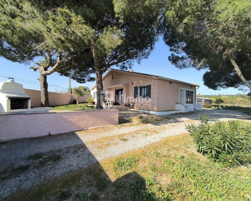 Maison plain-pied 119 m2, jardin 1280m2 Lézignan Corbières - M aison annonce