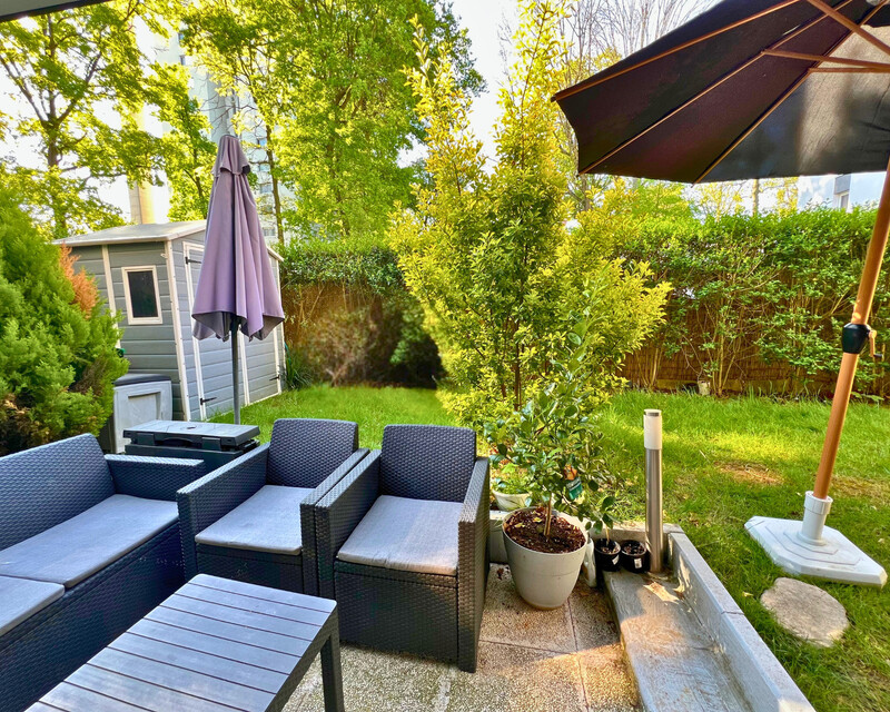 Appartement 3 pièces - 2 chambres avec terrasse et jardin  - 5