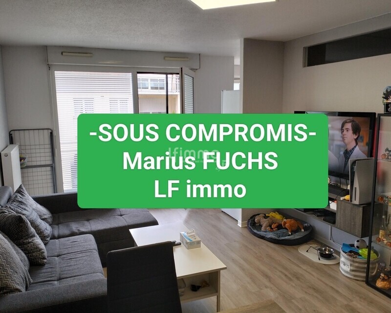 F2 avec balcon, cave et garage - Sous compromis