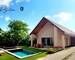 Maison neuve plain-pied avec vue exceptionnelle 115m2 - Jardin terrasse projection  2 