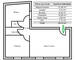 Montpellier centre - T3 charme de 54 m²  - Plan surfaces